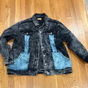POL Black and Blue Denim Jacket